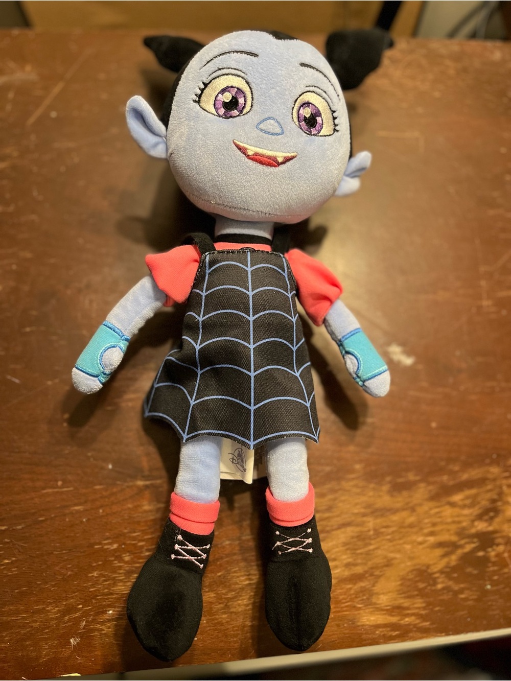 Disney Vampirina Plush - Light Blue, Black & Pink